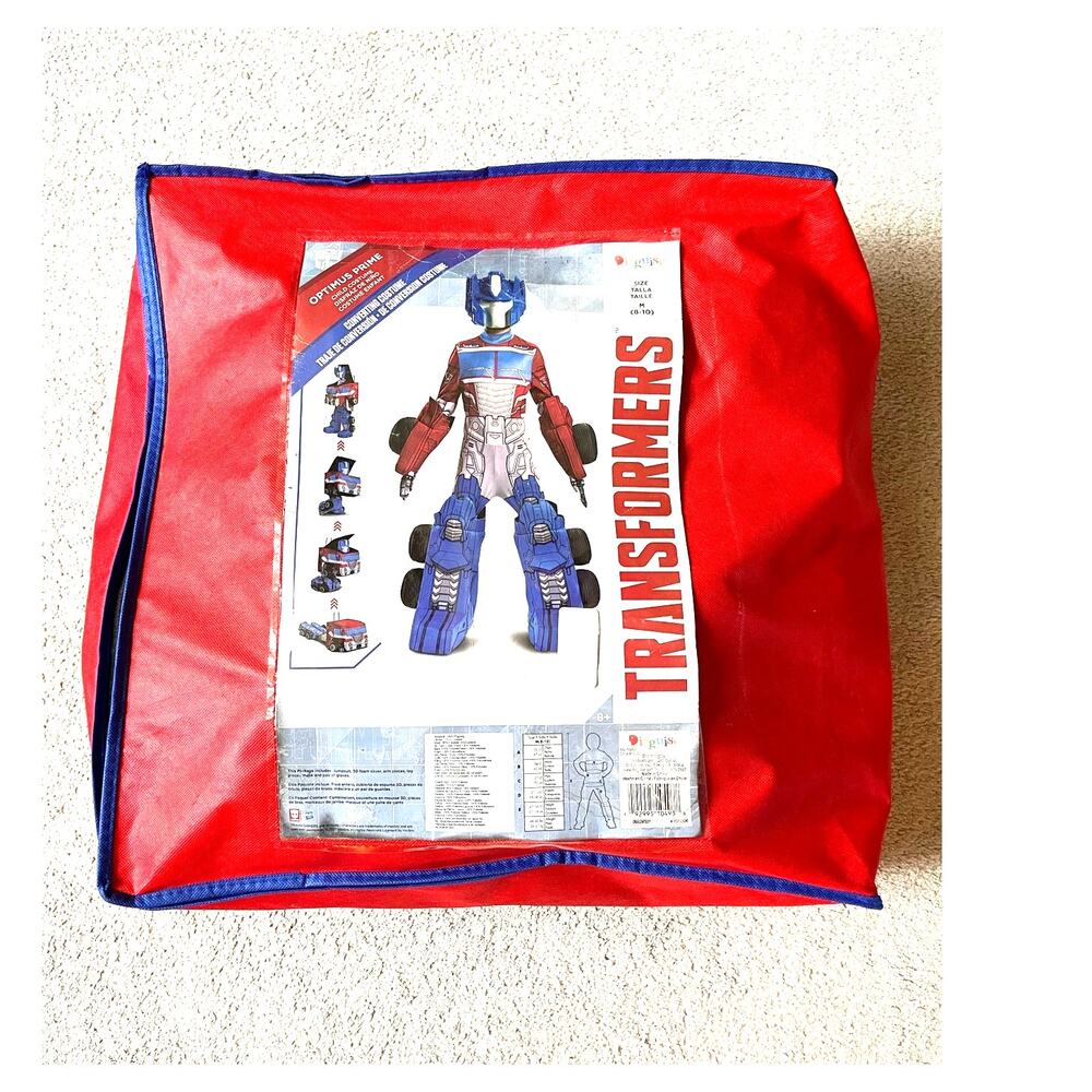 Disguise Optimus Prime Converting Transformers Halloween Costume Child Med 8-10